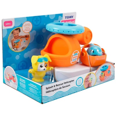 Игровой набор для ванны Спасательный вертолет Toomies Tomy 65577 4