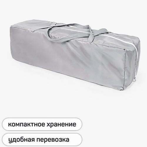 Манеж-кровать Amarobaby Transform Classic прямоугольный серый фото 9