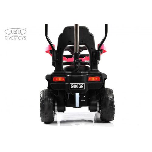 Детский электромобиль RiverToys G005GG розовый фото 9