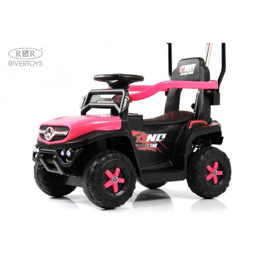 Детский электромобиль RiverToys G005GG розовый фото 3