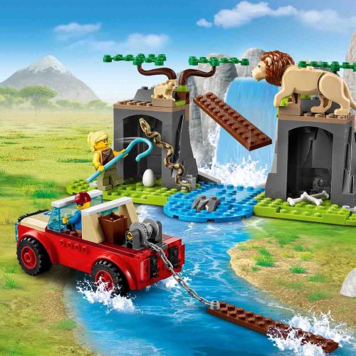 Конструктор Спасательный внедорожник для зверей Lego 60301 фото 3