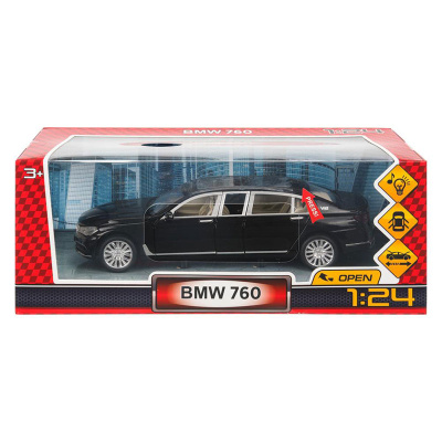 Машинка металическая BMW 760 Технопарк 2007C195-R