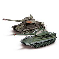 Танковый бой на радиоуправлении Т-34 - King Tiger Crossbot 870622