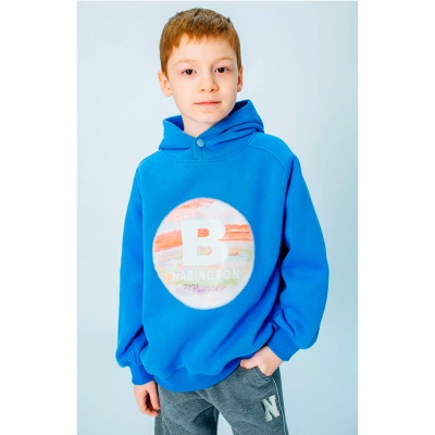 Худи для мальчика Colabear 620017 голубой 2