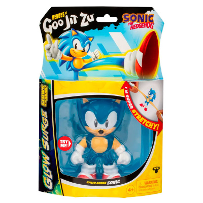 Игрушка-фигурка Соник Glow Surge GooJitZu 62880 5