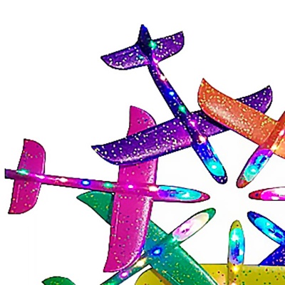 Игрушка Самолет пенопластовый с подсветкой 24 см IT109396 2
