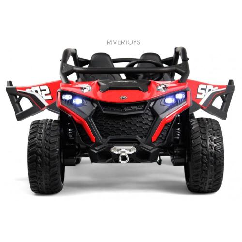 Детский электромобиль RiverToys C777CC красный фото 8