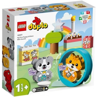 Конструктор Lego Duplo Мой первый щенок и котёнок и их звуки Lego 10977 3