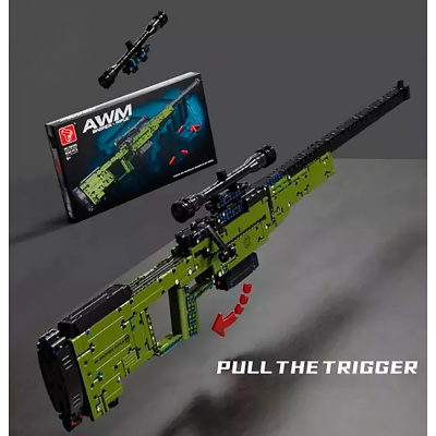 Конструктор Снайперская винтовка AWM 1532 детали T2033TGL 5