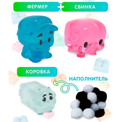 Конструктор Jelly Blox Фермер 3 детали Goliath 936953.012 2