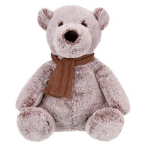 Мягкая игрушка Мишка в коричневом шарфике 36 см Relana RL24138-36 фото 2