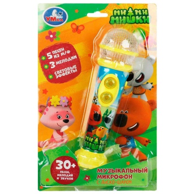 Музыкальный микрофон Ми ми мишки 30 песен мелодий Умка HT834-R15 4