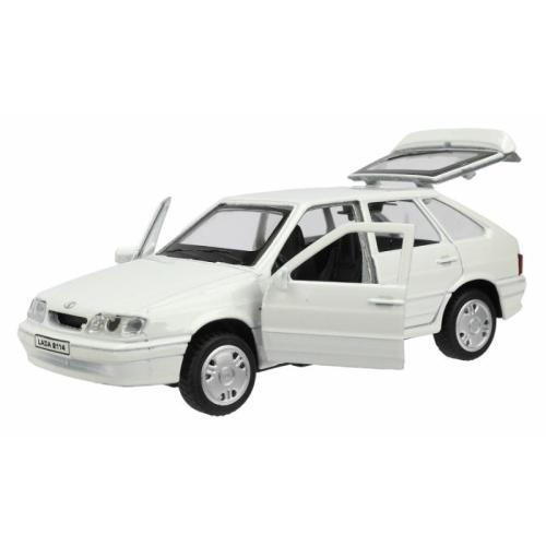 Машинка металлическая Lada-2114 Samara Технопарк 2114-12-WH (72) фото 4