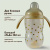 Поильник с трубочкой и ручками Happy Baby 14016 cream