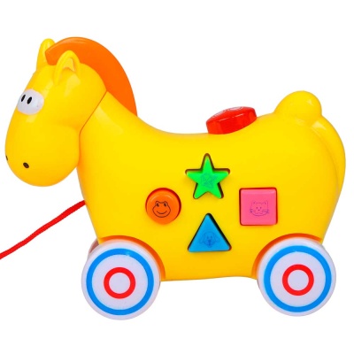 Музыкальная каталка-игрушка Лошадка Smart Baby JB0333546