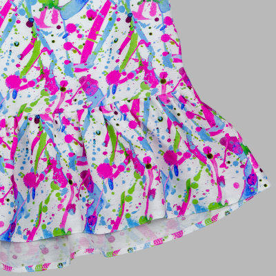 Платье Абстракция Чуди Кидс 679626Ц2-2 молочный 03