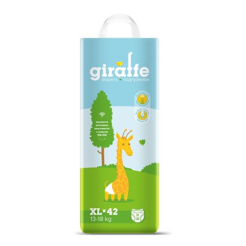 Подгузники Giraffe XL13-18кг 42шт Lovular