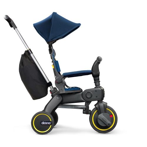 Детский складной трёхколёсный велосипед Doona Liki Trike S3 Royal Blue фото 2