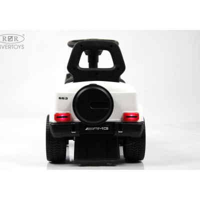 Детский толокар Mercedes-Benz G63 RiverToys Z001ZZ-D белый бриллиант 05