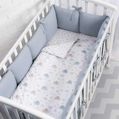 Бортики в кроватку Soft Cotton Perina СК1/4-05 фото 2