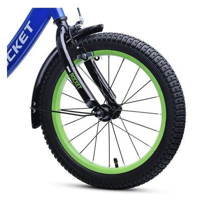 Велосипед двухколёсный 16 Rocket Gem 16.GEM.BL/GN.25 сине-зелёный 05