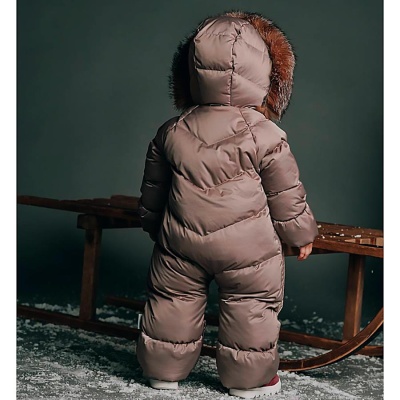 Комбинезон трансформер для девочки и мальчика Наследникъ 02016-01080 мокачино 3