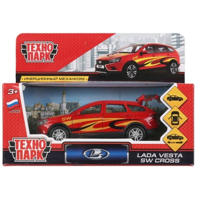 Металлическая машинка Lada Vesta SW Cross Спорт Технопарк VESTA-CROSS-S 02