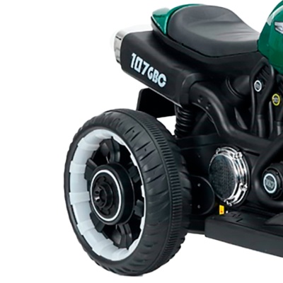 Детский электрический трехколесный мотоцикл Барс MTS-107 green ПП100006372 3