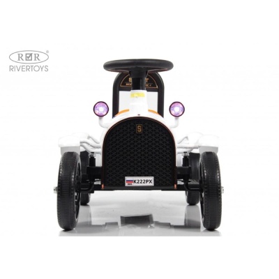 Детский электромобиль RiverToys K222PX белый 02
