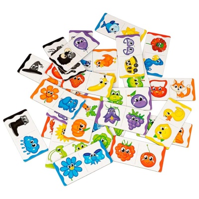 Настольная игра Домино Цвета Bondibon ВВ3901