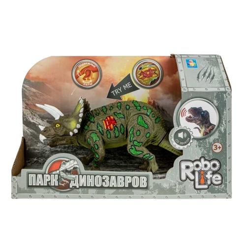 Интерактивная игрушка RoboLife Трицератопс 1Toy Т22011 фото 4