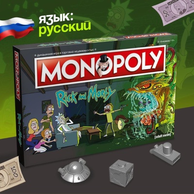 Настольная игра Монополия Рик и Морти Hasbro 033862 03
