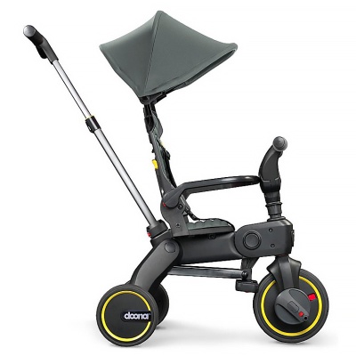 Складной трехколесный велосипед Liki Trike S1 Forest Grey Doona 2