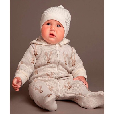 Комбинезон с капюшоном Зайка Наследникъ НВ6024-ЭК-БЖ 4