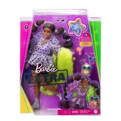 Кукла Barbie Экстра с хвостиками Mattel GXF10