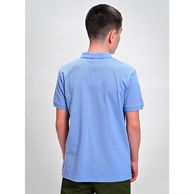 Рубашка поло школьная для мальчика Cegisa 4681 голубая 3