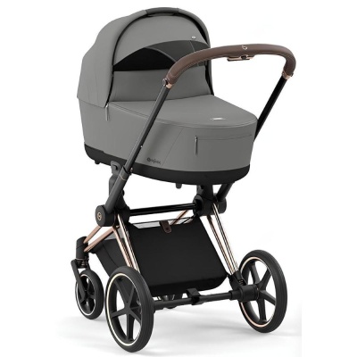 Коляска 2 в 1 Cybex Priam IV Rosegold Mirage Grey 05