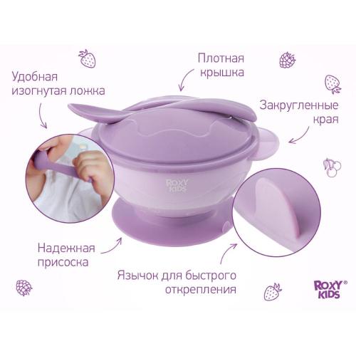 Набор для кормления Roxy Kids RFD-003-V лавандовый фото 3