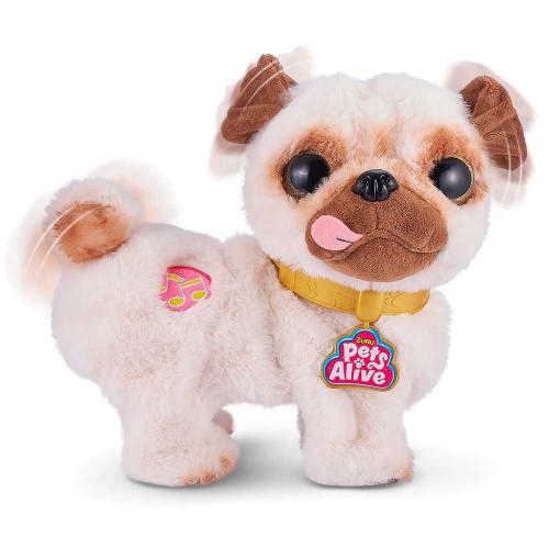 Мягкая интерактивная игрушка Pets Alive Мопс Zuru 9521 фото 2