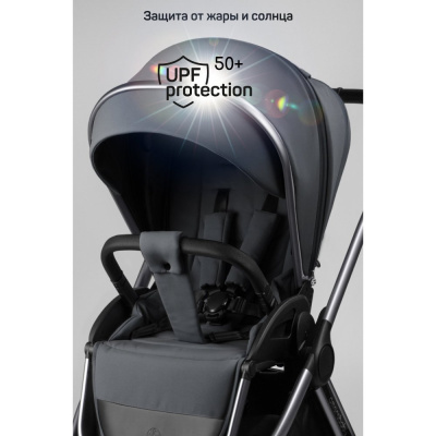 Коляска 2 в 1 Amarobaby Genius серый
