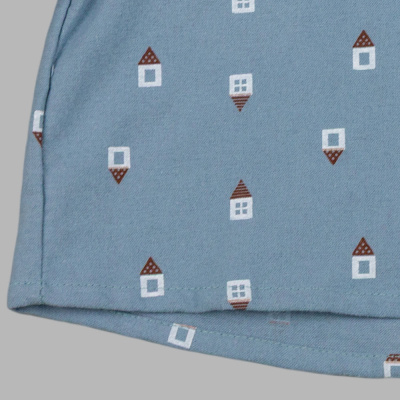 Рубашка Домики Чуди Кидс 533725Ц2-1 голубой 05