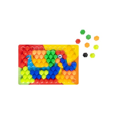 Мозаика для малышей Baby Toys Трактор 107 элементов Десятое Королевство 03579 03