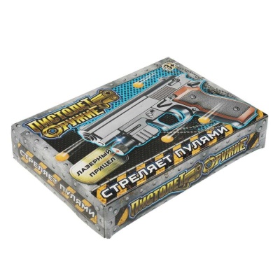 Игрушечный пневматический пистолет Смерч Играем вместе B01492-R 03