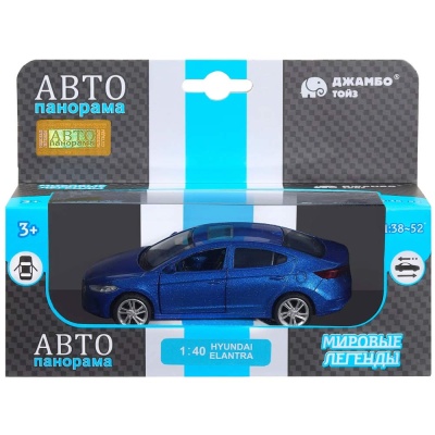 Машинка металлическая Hyundai Elantra Автопанорама JB1251439 5