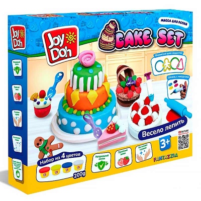 Масса для лепки Супер Тортики Joy Doh CAKE-200 pot 5