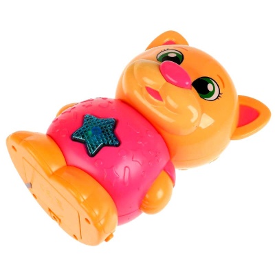 Развивающая игрушка Весёлый котёнок Умка HT1093-R