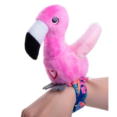 Интерактивная игрушка со слэп браслетом Фламинго Happy Yappers 9592 2