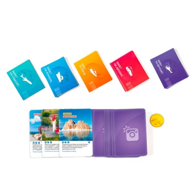 Настольная игра Орёл или решка Россия Серия Чудеса планеты Геодом 2