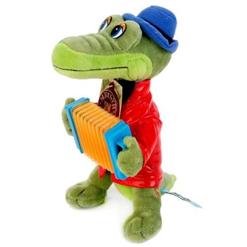 Мягкая музыкальная игрушка Крокодил Гена с аккордеоном Мульти Пульти V40652 фото 2