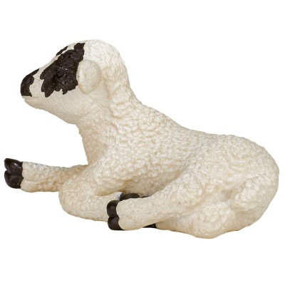 Шотландский черноголовый ягненок (лежащий) Konik AMF1021-2